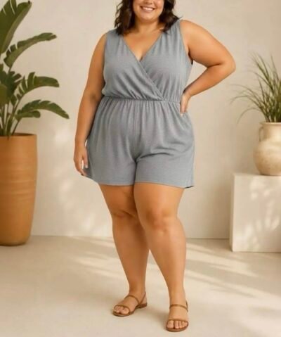 Combi-short coton