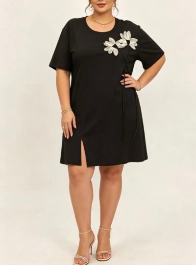 Robe décontractée en coton