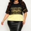 Tee-shirt dentelle Curve