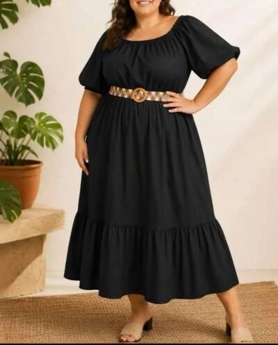 Robe col bardot