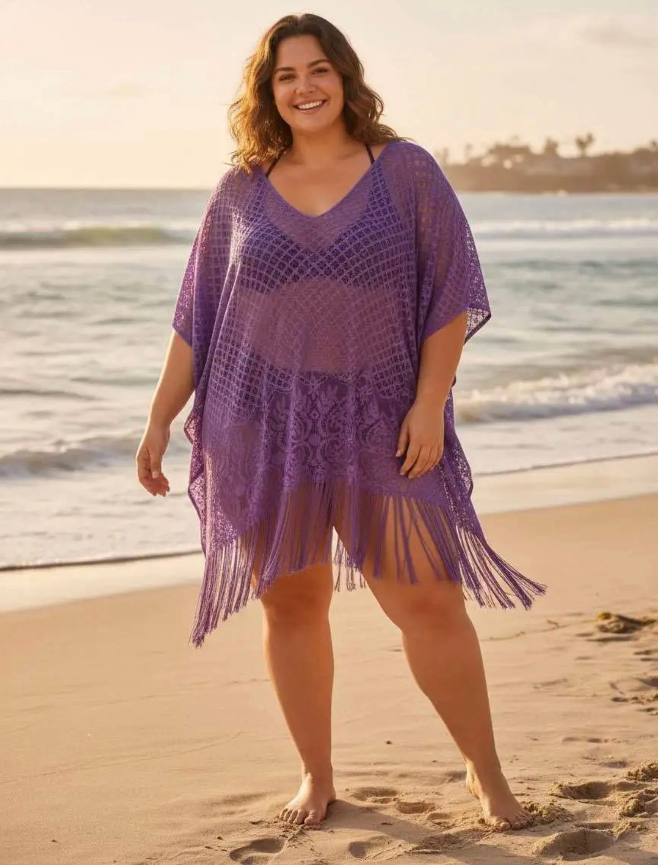 Poncho de plage