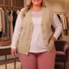 Gilet sans manches doux