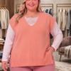 Pull sans manches boutons dorés – Image 5