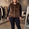 Veste sans manches en fourrure – Image 3
