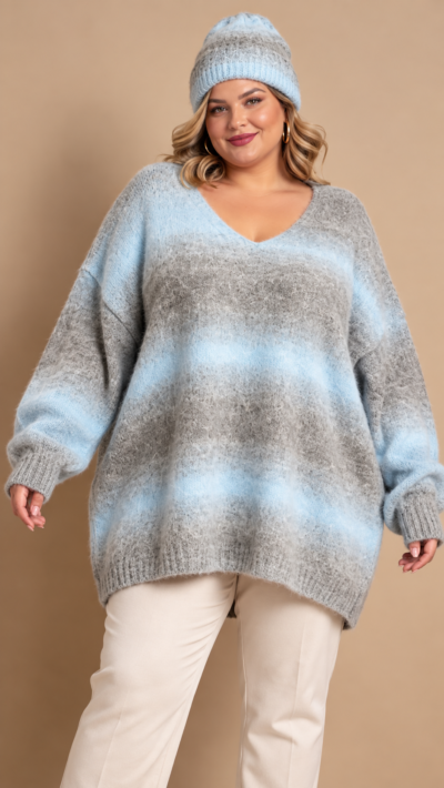 Ensemble pull et bonnet Tie&Dye