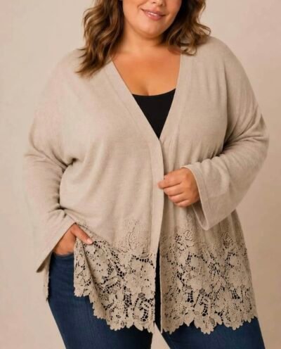 Gilet bas dentelle