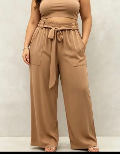 Pantalon palazzo Curve