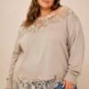 Pull « haut dentelle fantaisie » – Image 5