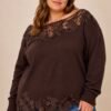 Pull « haut dentelle fantaisie » – Image 3