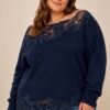 Pull « haut dentelle fantaisie » – Image 2