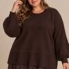 Pull dos croisé et dentelle – Image 6