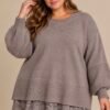 Pull dos croisé et dentelle – Image 4