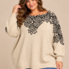 Pull col brodé